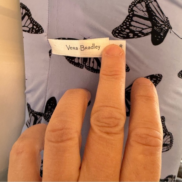 Vera Bradley Yes Way Rose Emily Tankini Top M Black Floral Print *No Cup Liners - Picture 10 of 10